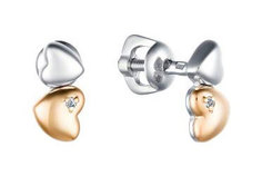 Серебряные серьги Серьги Алькор 02-1635/000B-00