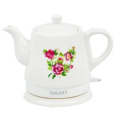 Чайник электрический керамический Galaxy GL 0502, 1 л, 1.4 кВт