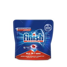 Таблетки для посудомоечной машины Finish All in1 Max, 13 шт