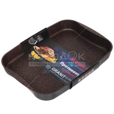 Форма для выпечки с антипригарным покрытием Kukmara Granit ultra red пга03а, 40х29.5х5 см