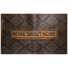 Коврик грязезащитный резиновый Дом, милый дом Y4-2764/Y4-2764-2 I.K, 75х45 см