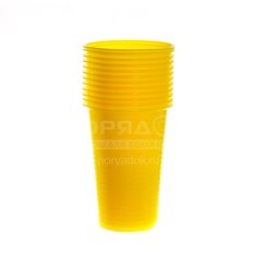 Одноразовый стакан Юпласт ЮНАБ2045 цветной, 200 мл, 12 шт