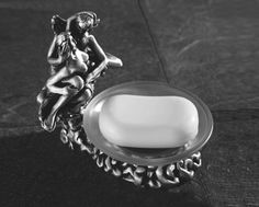 Мыльница настольная серебро Art&Max Romantic AM-0081C-T