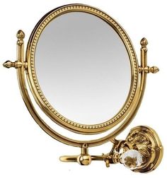 Косметическое зеркало античное золото Art&Max Barocco Crystal AM-2109-Do-Ant-C