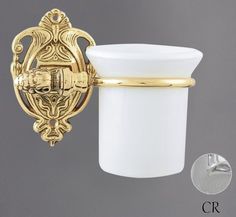 Стакан с держателем хром Art&Max Impero AM-1230-Cr