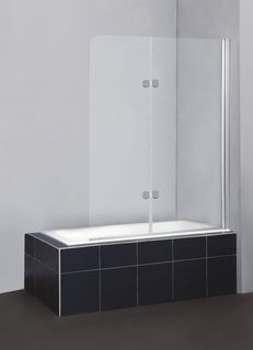 Шторка для ванны BelBagno Sela 120 см текстурное стекло SELA-V-21-120/140-Ch-Cr-R