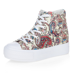 Кеды Высокие разноцветные кеды из текстиля Mie Scarpe