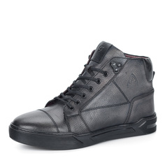 Кеды Высокие кеды из кожи в сером цвете Respect