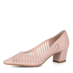 Туфли Бежевые туфли-лодочки на среднем каблуке Respect