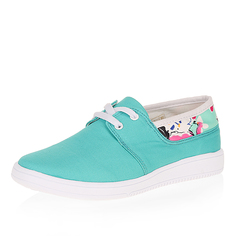 Туфли из текстиля в бирюзовом цвете Mie Scarpe