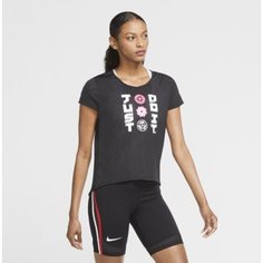 Женская беговая футболка с коротким рукавом Nike Icon Clash
