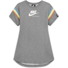 Платье с коротким рукавом для девочек школьного возраста Nike Sportswear Heritage