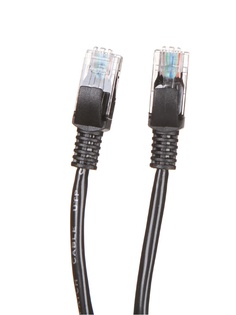 Сетевой кабель KS-is UTP cat.5e RJ45 5.0m Black KS-386-5