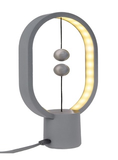 Настольная лампа Allocacoc Heng Balance Lamp Ellipse Mini Plastic Light Grey DH0098LG/HBLEMN