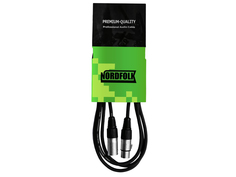 Кабель микрофонный NordFolk XLR/F - XLR/M 10m NMC9/10M
