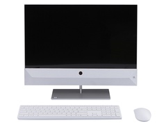 Моноблок HP Pavilion 24-xa0061ur White 7KE71EA (Intel Core i3-9100T 3.1 GHz/4096Mb/1000Gb + 16Gb SSD/Intel HD Graphics/Wi-Fi/Bluetooth/Cam/23.8/1920x1080/Windows 10 Home 64-bit)