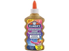 Слайм Elmers Glitter Glue для слаймов с блестками 177ml Gold 2077251 Elmer's