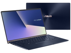Ноутбук ASUS Zenbook UX433FLC-A5258T Blue 90NB0MP5-M11130 (Intel Core i7-10510U 1.8 GHz/16384Mb/512Gb SSD/nVidia GeForce MX250 2048Mb/Wi-Fi/Bluetooth/Cam/14.0/1920x1080/Windows 10 Home 64-bit)