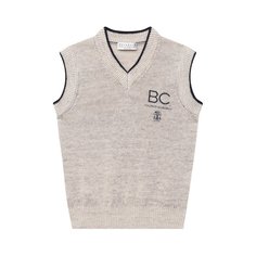 Льняной жилет Brunello Cucinelli