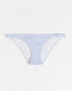 Плавки бикини в полоску с высоким вырезом по бедру Accessorize-Многоцветный