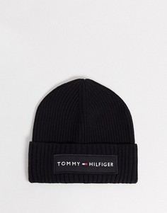 Шапка-бини Tommy Hilfiger-Черный