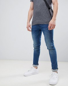 Выбеленные джинсы скинни Blend-Синий