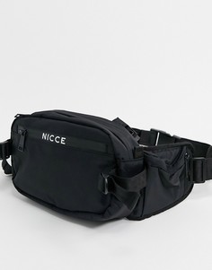 Черная сумка-кошелек на пояс в стиле милитари Nicce-Черный