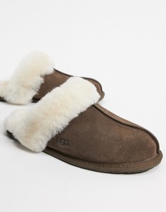 Слиперы кофейного цвета Ugg-Коричневый