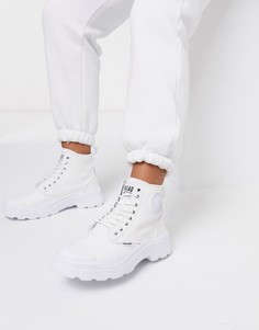 Высокие белые ботинки Palladium-Белый