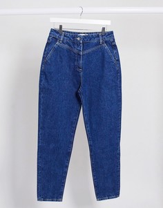 Синие джинсы в винтажном стиле Lacoste-Голубой