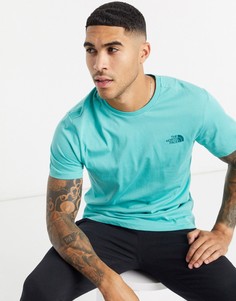 Бирюзовая футболка The North Face Simple Dome-Красный