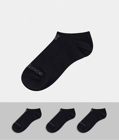 3 пары черных невидимых носков New Balance-Черный цвет