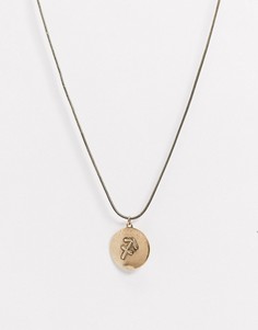 Ожерелье со знаком зодиака "Стрелец" SVNX-Золотой 7X