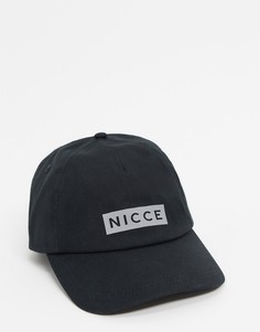 Черная кепка со светоотражающей отделкой Nicce-Черный