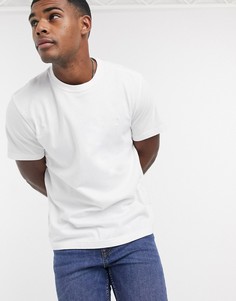Белая футболка с круглым вырезом и логотипом American Eagle-Белый