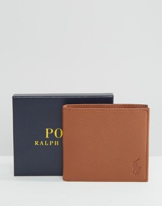 Кожаный бумажник Polo Ralph Lauren-Коричневый