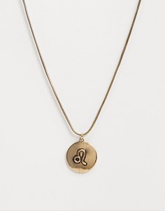 Ожерелье-гороскоп "Лев" SVNX-Золотой 7X