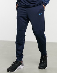 Узкие темно-синие джоггеры Nike Training dry-Темно-синий