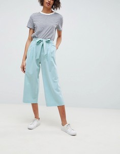 Кюлоты с поясом ASOS DESIGN-Синий