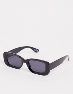 Черные квадратные солнцезащитные очки ASOS DESIGN-Черный