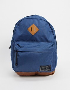 Темно-синий рюкзак с карманом спереди Skechers