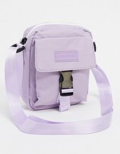 Лавандовая сумка через плечо с застежкой-зажимом Consigned-Фиолетовый