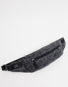 Черная сумка-кошелек на пояс с логотипом Calvin Klein Performance-Черный