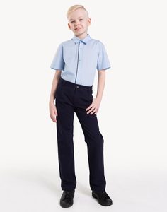 Синие классические брюки для мальчика Gloria Jeans