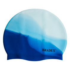 Шапочка для плавания Bradex SF 0330 силикон мультиколор/синий