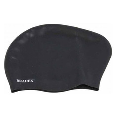 Шапочка для плавания Bradex SF 0364 силикон черный