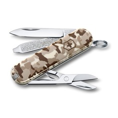 Складной нож Victorinox Classic, функций: 7, 58мм, камуфляж пустыни , без упаковки [0.6223.941u]
