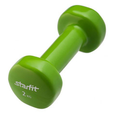 Гантель Starfit DB-101 1гант. 2кг винил. зеленый (УТ-00007043)