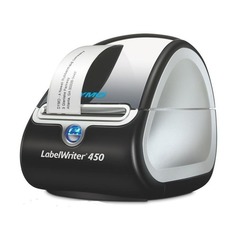 Термопринтер стационарный DYMO LableWriter LW450, черный/серебристый [s0838770]