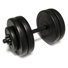 Гантель Starfit DB-701 1гант. 11.5кг пласт. черный (УТ-00008258)